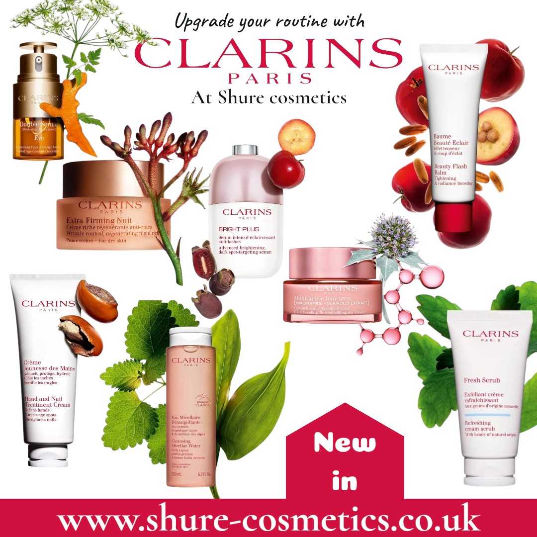 ShureCosmetics's tweet photo. 🔊Upgrade Your Routine With Clarins Skin Care.

For More on Our Website: https://t.co/qBDgZxe77U

#skincare #beauty #skincareroutine #makeup #skin #skincareproducts #skincaretips #glowingskin #selfcare #antiaging #facial #healthyskin #cosmetics #acne #serum #natural #naturals https://t.co/4n7kZaXaLb