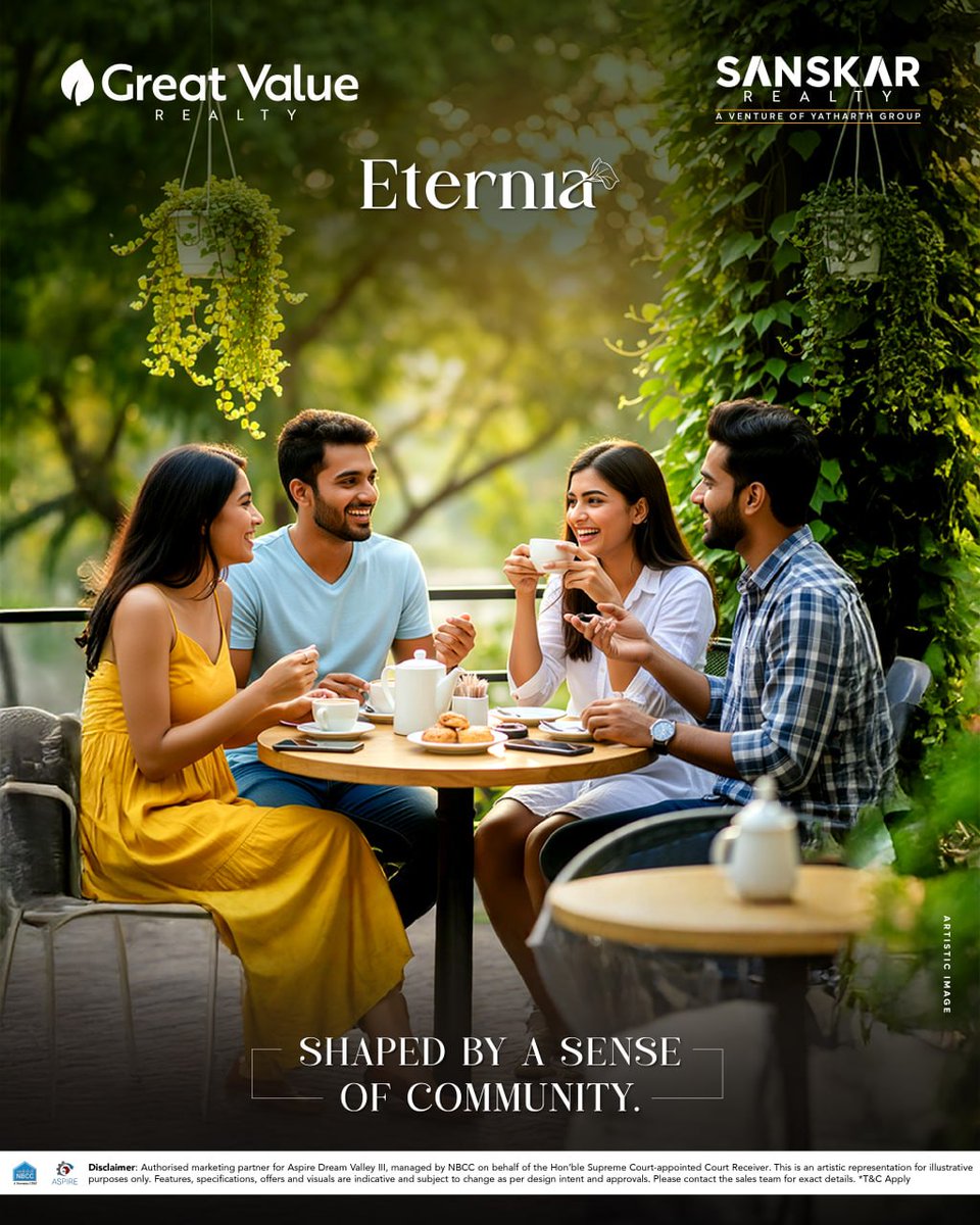 SanskarRealty's tweet image. Luxury living with a sense of community. A place where elegance and connection come together for a life of growth and belonging. 🏡💎 #LuxuryLiving #CommunityFirst #ConnectedLiving