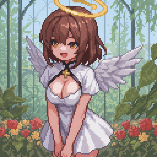 Beautiful day today 🌞🌻💐 #pixelart #ドット絵
