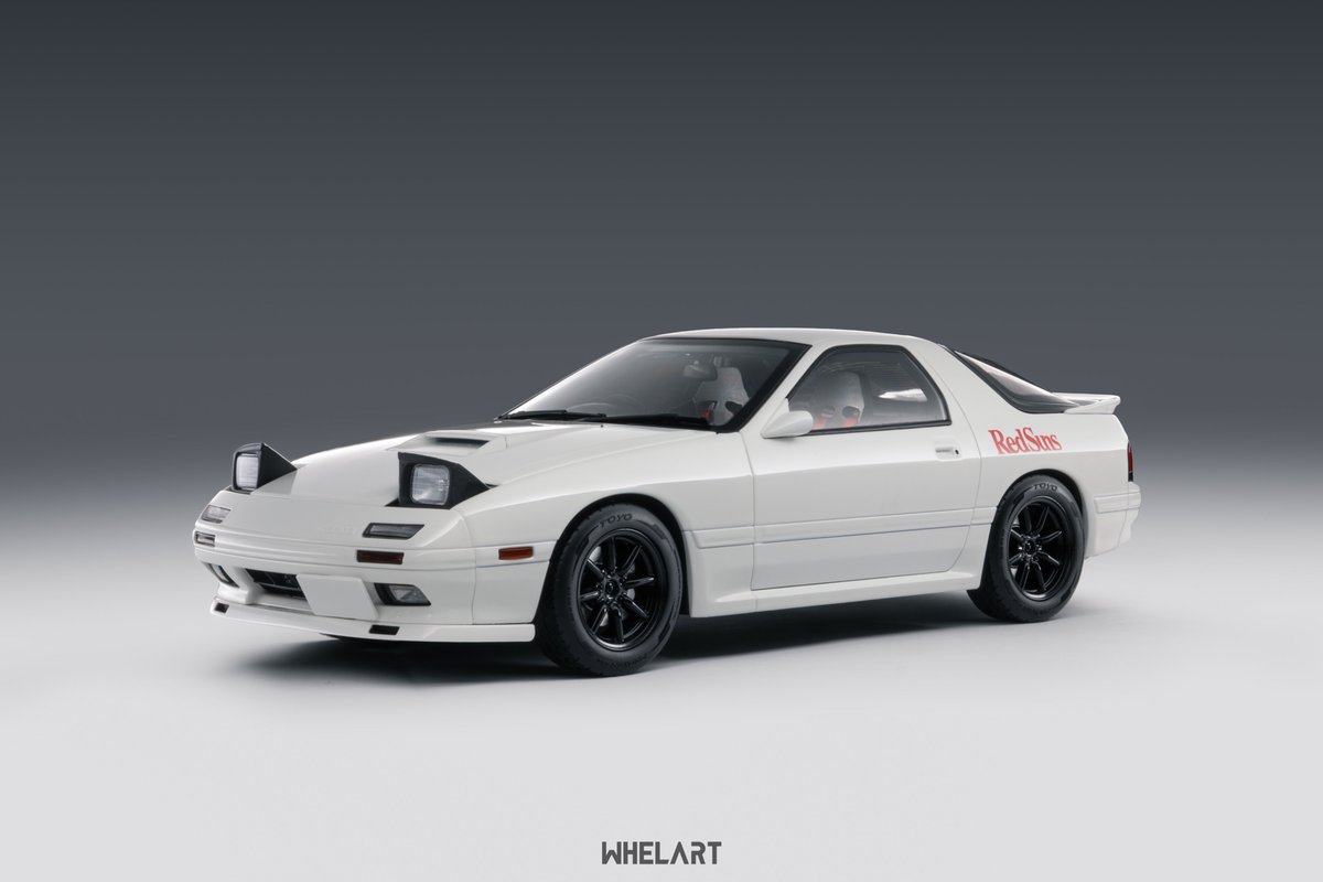 HJ_Minicar's tweet photo. < WHELART >
1/18 Mazda Savanna RX-7 FC3S Infini (RHD) - "Takahashi Ryosuke"フィギュア付 -
■発売予定:2026年7月以降
■お取扱店
https://t.co/Dv9aft35cB
#WHELART #ウィールアート #ミニカー #Mazda #マツダ #RX7 #FC3S #頭文字D #InitialD #高橋涼介 #RedSuns https://t.co/e7yqnU7ZHi