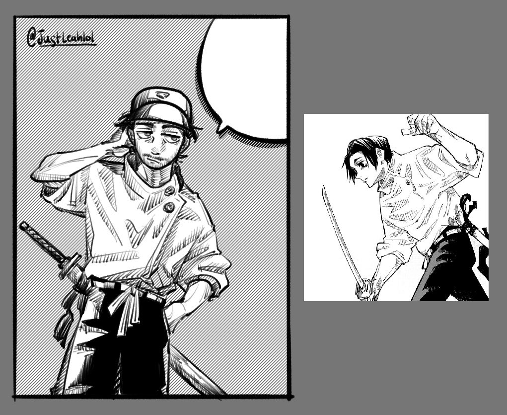 JustLeahlol's tweet photo. Tried manga artstyle for the 1st time :) #sapnapfanart #SAPNAP https://t.co/K5Weg8Nbt7