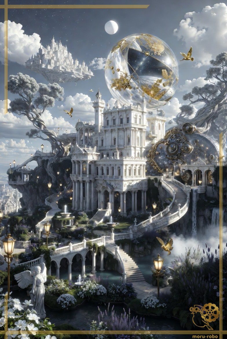 morurobo's tweet image. 静かに美を語る… #fantasy