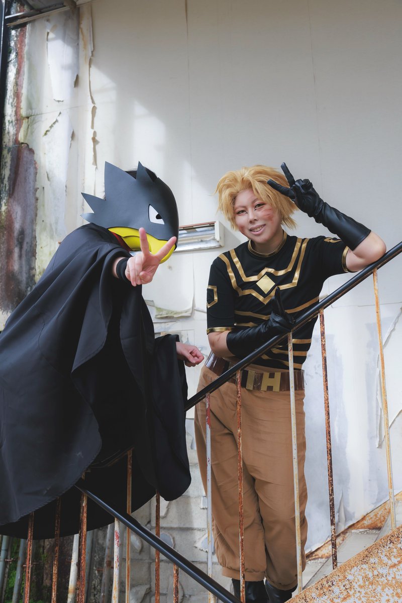 Me1Ro2N2Pa9N's tweet photo. Cosplay コスプレ ⚠️ 捏造ちゃ捏造なシチュエーション⚠️

撮影の裏側（ぶっちゃけオフショ）

📸@HCheb16 https://t.co/KF9MFlHu8l