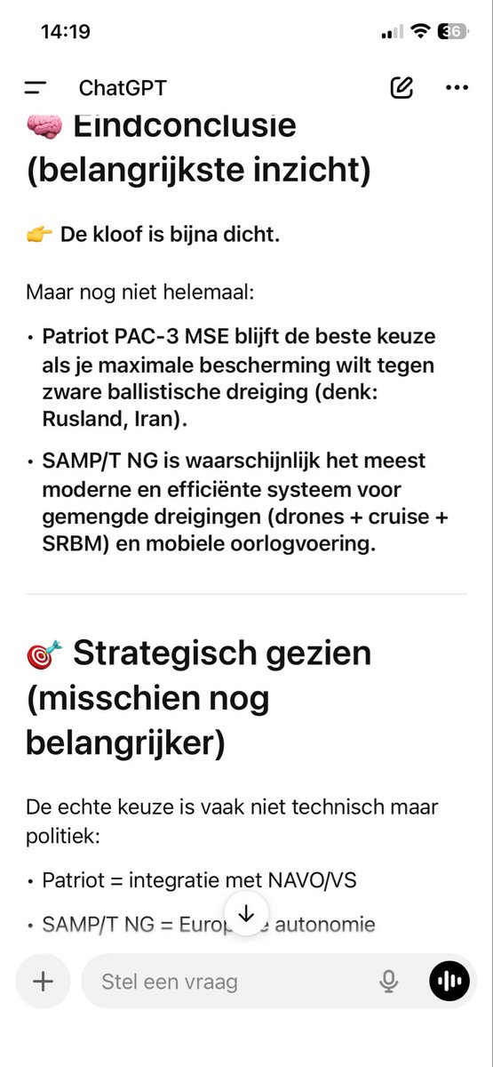 RobertWinkel71's tweet photo. @klaasm67 @debruina En dat is over een paar jaar wanneer het Patriot-systeem geleverd wordt (als het al geleverd wordt?) misschien wel het Europese systeem. https://t.co/xwmBMtY6LM