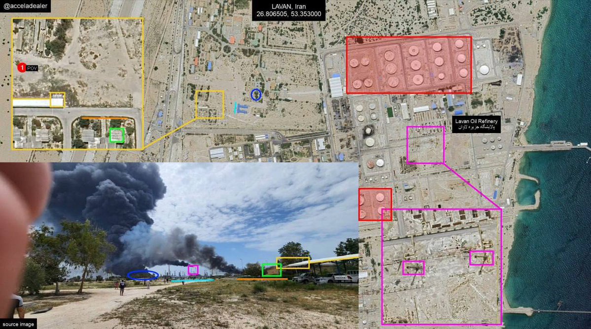 jacksonhinklle's tweet image. 🚨🇮🇷🇦🇪🇮🇱 REPORT: The strike against Lavan refinery, which took place this morning, was likely carried out by a Gulf nation, most likely the Zionist UAE, to sabotage the ceasefire...