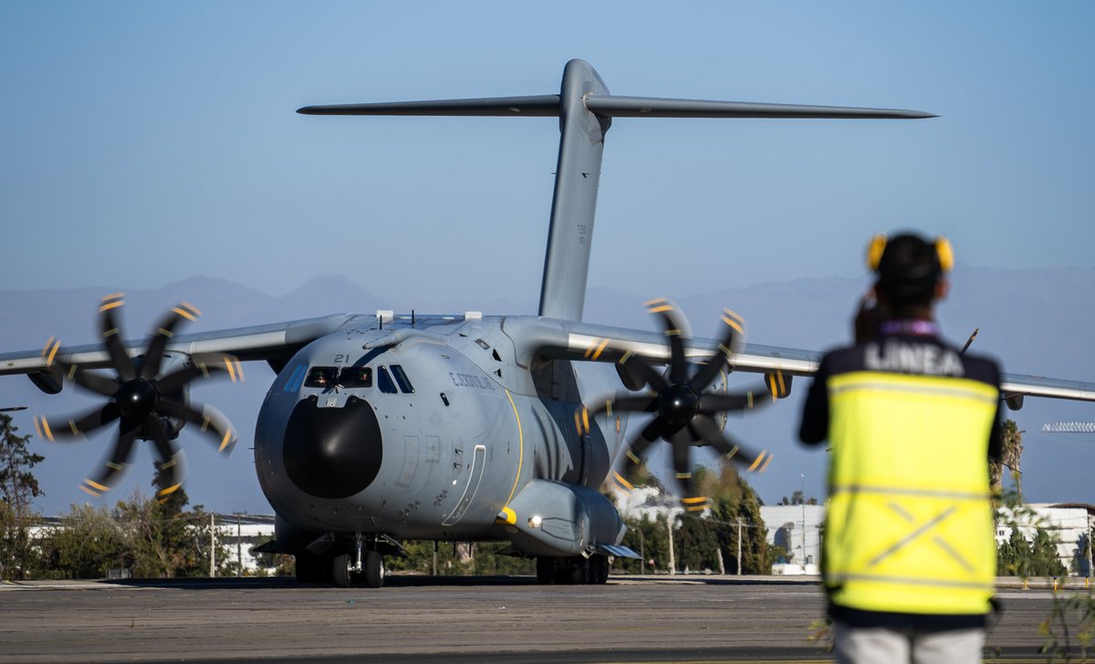 AirbusDefence's tweet image. We just touched down on day 2️⃣ of #FIDAE2026 airshow in Chile. 🇨🇱

Don't forget to visit our website for daily updates:  airbus.com/en/fidae