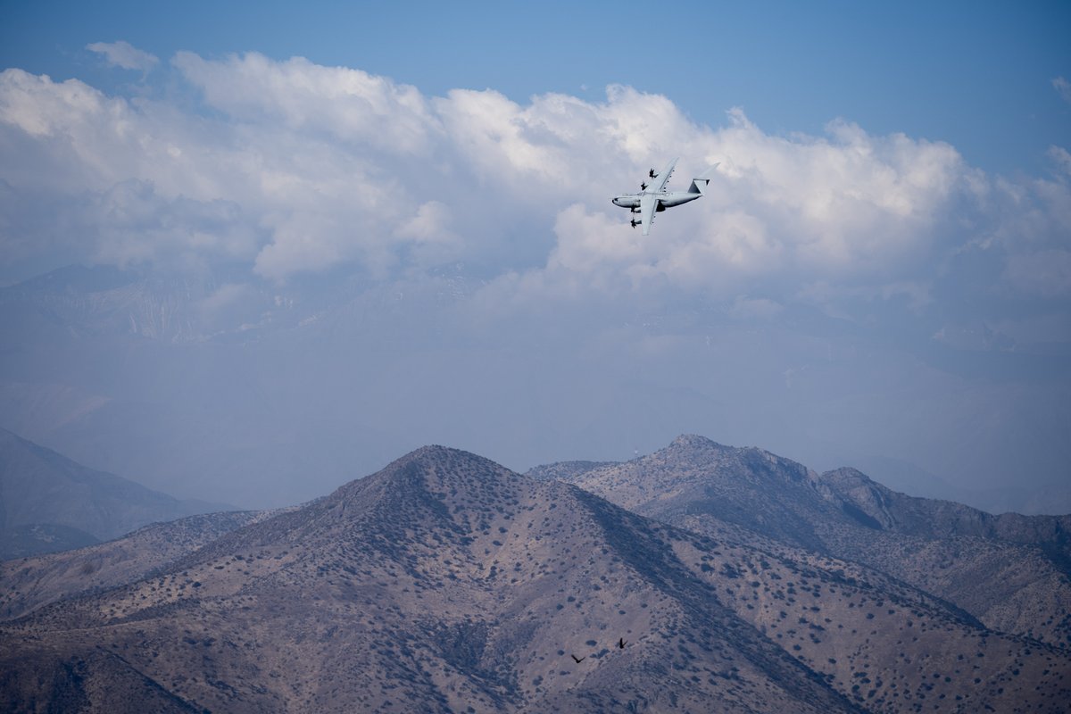 AirbusDefence's tweet image. We just touched down on day 2️⃣ of #FIDAE2026 airshow in Chile. 🇨🇱

Don't forget to visit our website for daily updates:  airbus.com/en/fidae