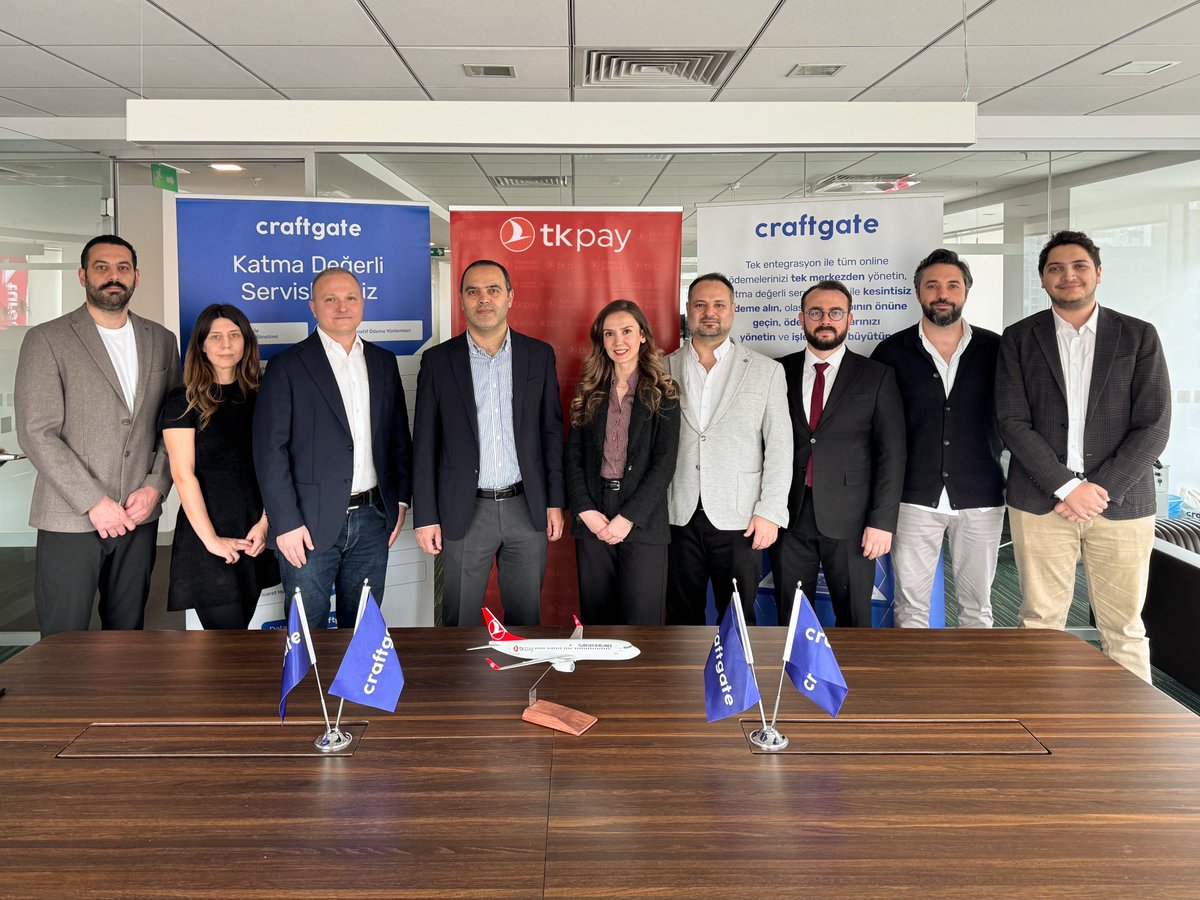 craftgateio's tweet photo. @TurkishAirlines'ın fintech iştiraki @tkpayofficial ile stratejik bir iş birliğine imza attık.

Üye işyerlerimizin müşterilerine farklı online ödeme seçenekleri sunabilmeleri için, hazır entegrasyon sağladığımız ödeme sağlayıcılarının sayısını genişletmeye devam ediyoruz! https://t.co/0xkeauSyIv