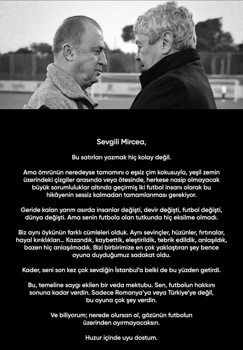 Fatih Terim tweet media