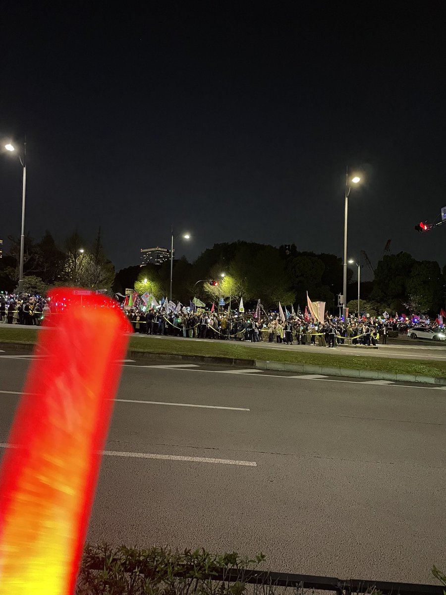 デモに参加しました！