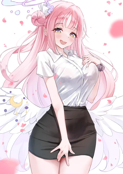 ちょっと修正しました OLミカ꒰𑁬⸝⸝>ヮ<)꒱ #ブルアカ