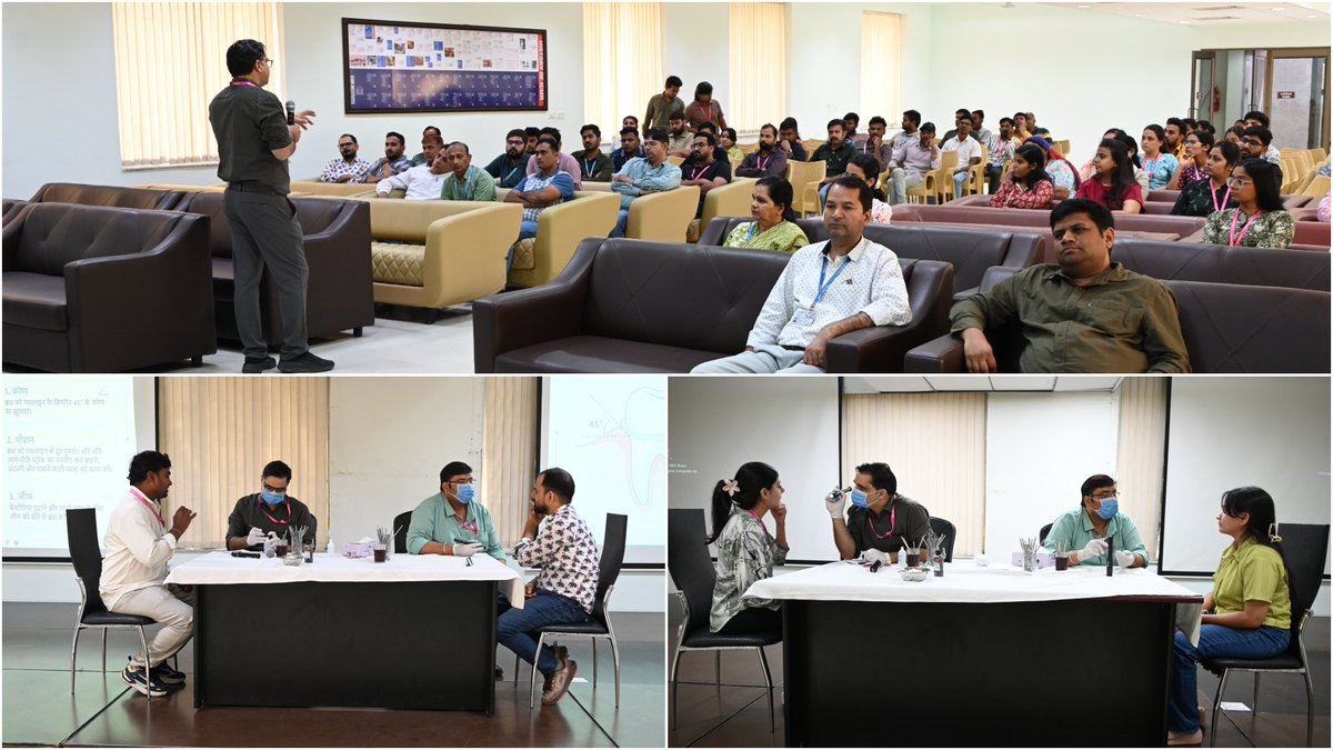 niirncdjodhpur's tweet image. During Swachhata Pakhwada 2026, ICMR-NIIRNCD Jodhpur organized an Oral Health Camp for staff, followed by a Shramdan Activity to clean electrical and iron waste. Promoting healthy habits and a cleaner workplace! 📷 #SwachhataPakhwada #OralHealth #SwachhtaHiSeva
@ICMRDELHI