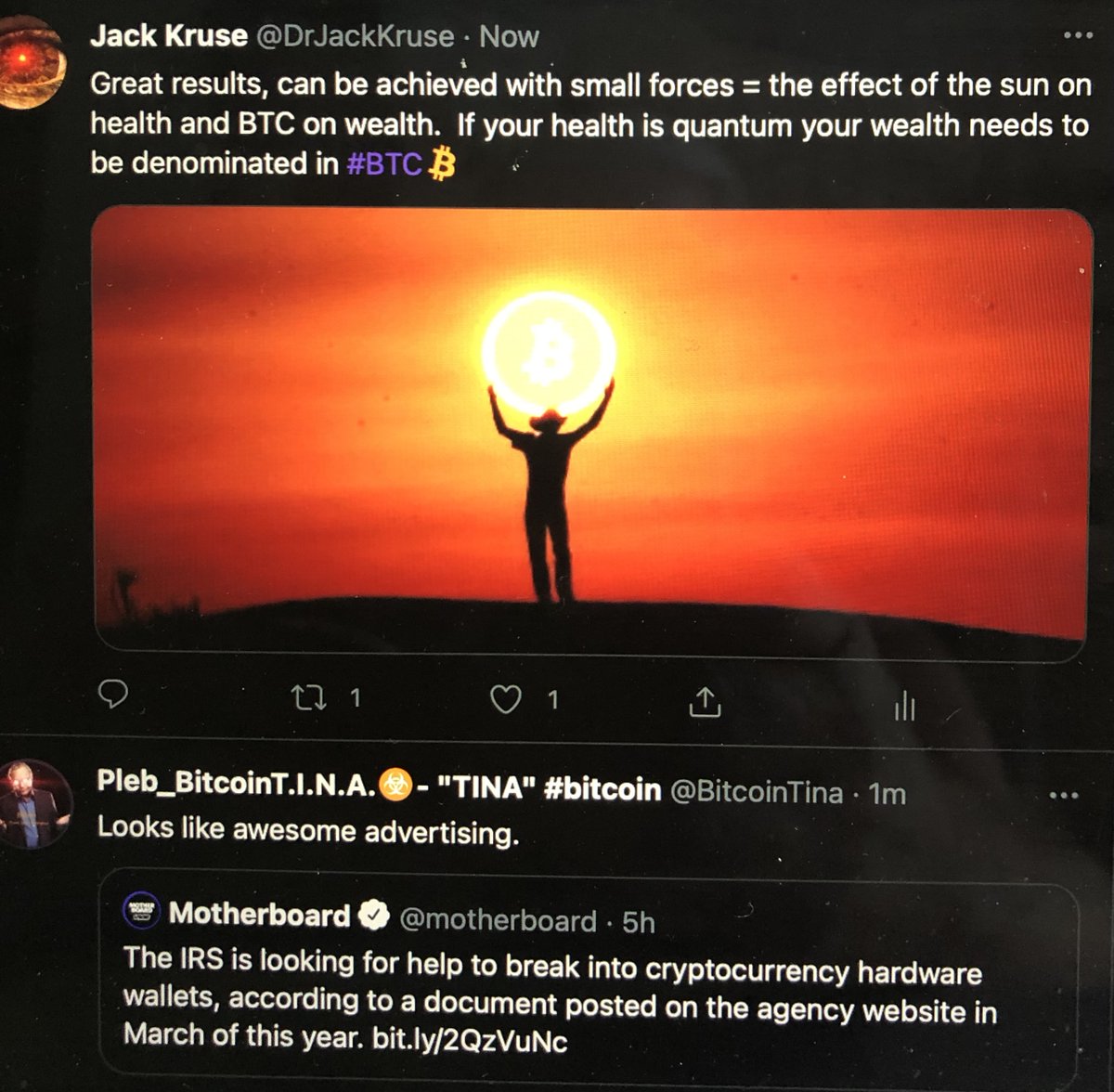 ☣️ Pleb Kruse = BTC foundationalist in exile 🟩🔆 tweet media