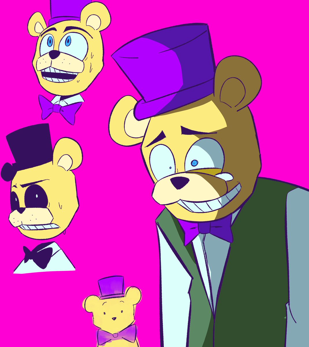 Mon_Monspeet's tweet photo. Fredbear #fnafanart #FNAF https://t.co/zEM2buJtYM