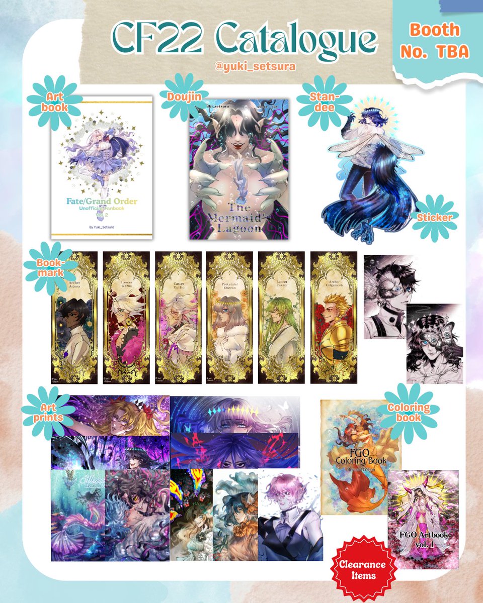 [❤️&amp;🔃 appreciated!]
Setsu's Preorder for #Comifuro22 #CF22  is open 😘!

❣️Fandom: FGO, Morimens
🗓 8-20 April / sold out
‼️PICK UP CF ONLY (no mail order) booth number TBA
👇more info below

🔗forms.gle/4fj69LfFaV31Mt…