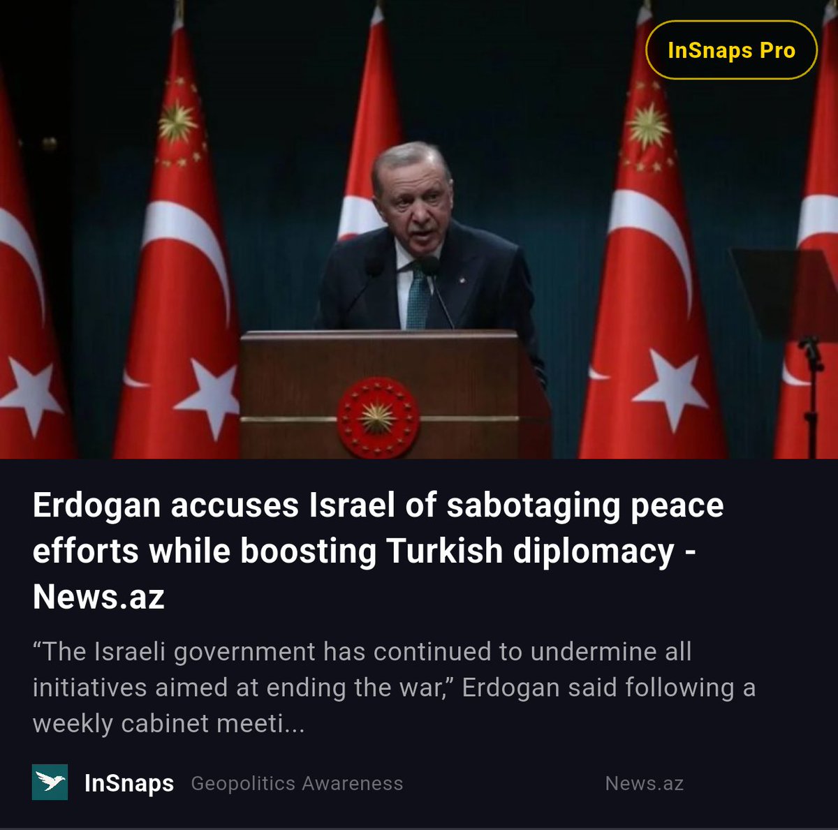 BuildWtPrakhar's tweet image. Erdogan accuses Israel of sabotaging peace efforts while boosting Turkish diplomacy - News.az

Shared Via InSnaps App: credibletechnologies.in/a/L_9QlgB8t39A…

#Diplomacy #Newsaz #Instability #Northern #Israel #Turkish #Geopolitics