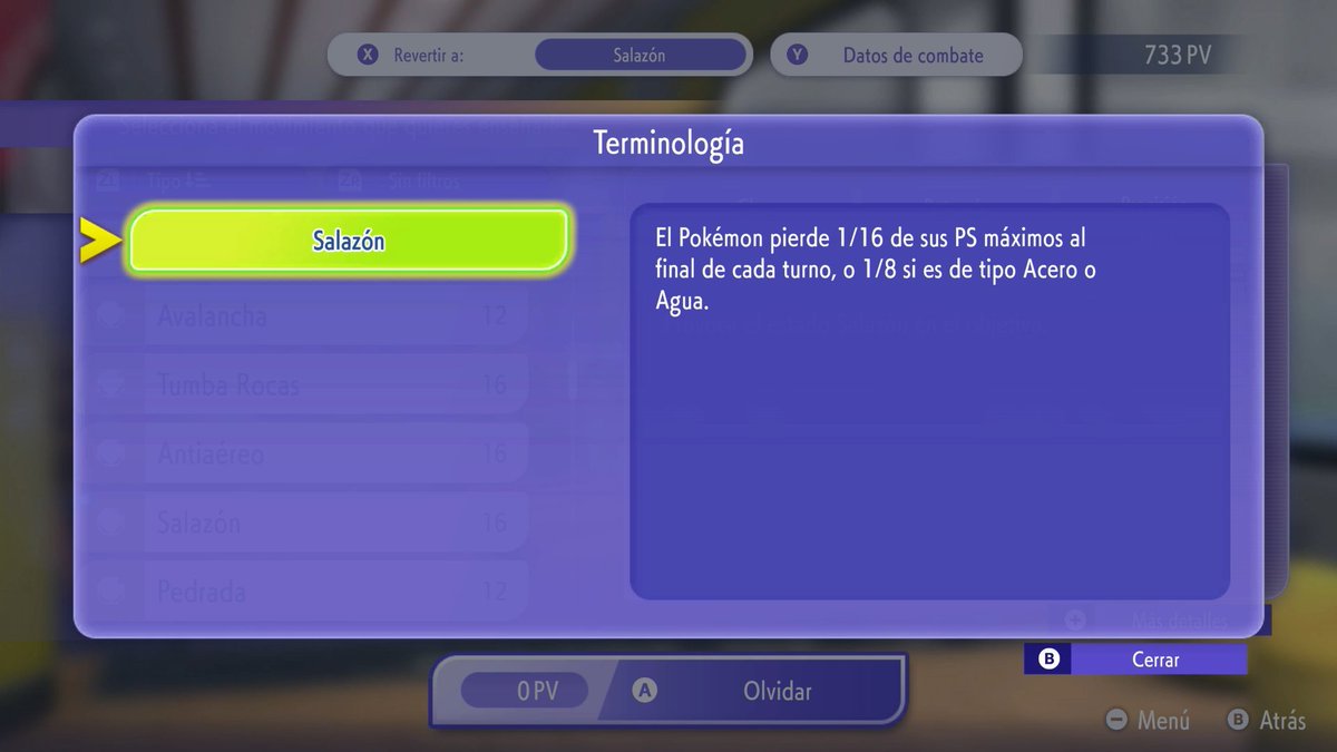 BattleDomeESP's tweet photo. En Pokémon Champions Salazón ha sido nerfeado: El daño por turno se reduce a la mitad respecto a Escarlata y Púrpura https://t.co/ngZbLosVno
