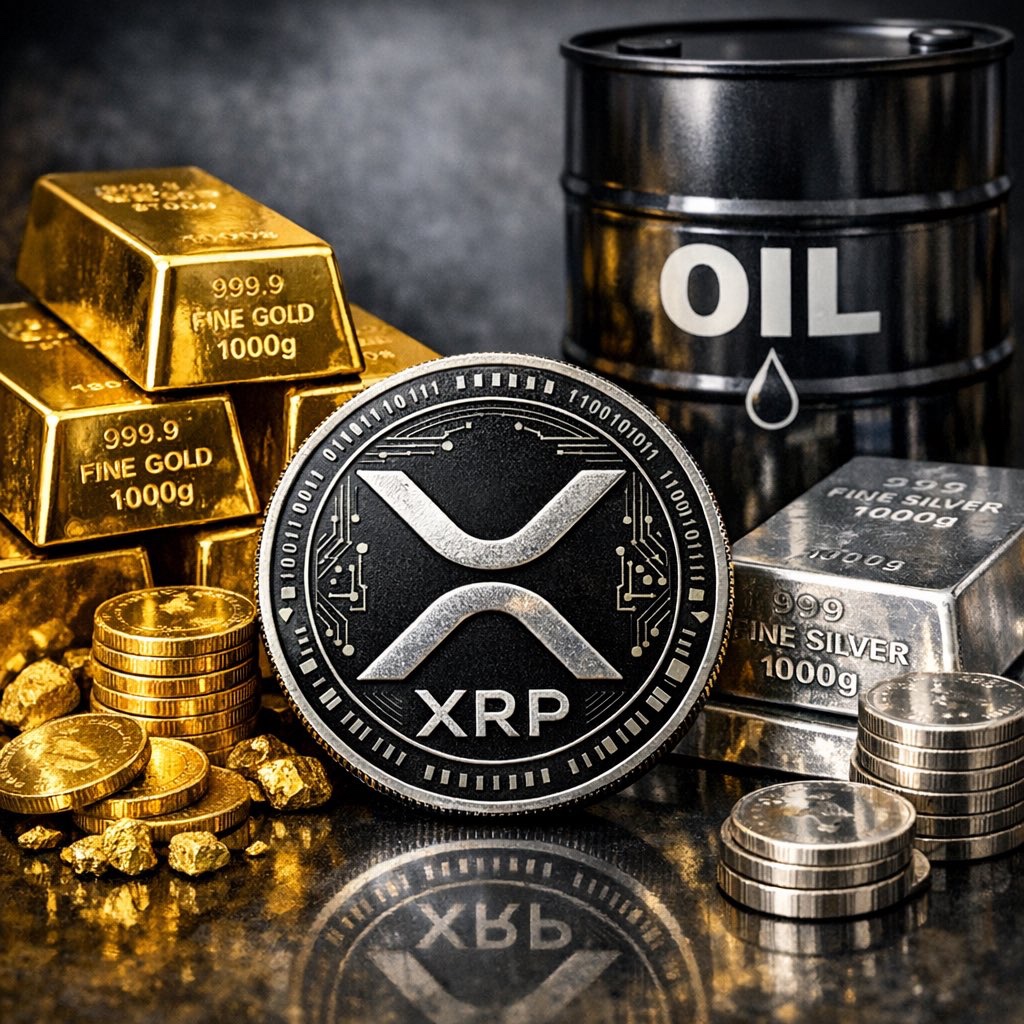 Chloe_XRPL's tweet photo. 🚨Commodities just entered the XRP narrative
Gold, silver, and oil are now accessible via Ripple Prime🚀

Let that sink in…

This is the bridge between traditional markets🚀 https://t.co/JbLZU2hOew