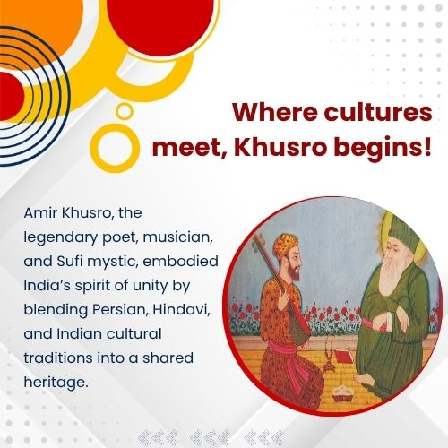 AwazThevoice's tweet image. Where cultures meet, Khusro begins!

#AmirKhusro #Culture #UnityInDiversity #SufiHeritage #IndianCulture #Legacy