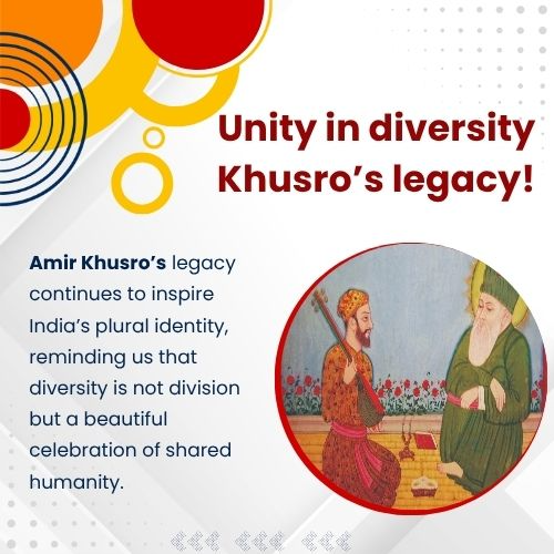 AwazThevoice's tweet image. Where cultures meet, Khusro begins!

#AmirKhusro #Culture #UnityInDiversity #SufiHeritage #IndianCulture #Legacy