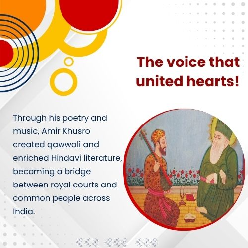 AwazThevoice's tweet image. Where cultures meet, Khusro begins!

#AmirKhusro #Culture #UnityInDiversity #SufiHeritage #IndianCulture #Legacy