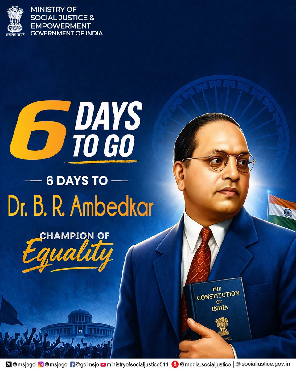 Ministry of Social Justice & Empowerment, GOI tweet media