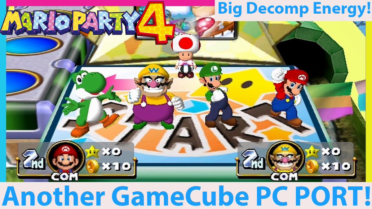 VEsoterica's tweet image. A WIP PC port of Mario Party 4 called "Party Board" is out! Its still proof of concept but it shows eventually you will be playing a fully complete #MarioParty 4 port! (vid in reply) #gamecube #retrogames #Nintendo #gamingnews #gaming_news