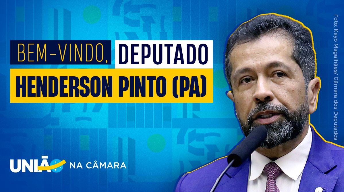 Seguimos fortalecendo nossa atuação com a chegada de um nome com forte presença regional! O deputado <a href="/HendersonPinto/">Henderson Pinto</a> (PA) chega com foco no fortalecimento dos municípios, no desenvolvimento regional e na melhoria dos serviços públicos. Bem-vindo, deputado!

💙
