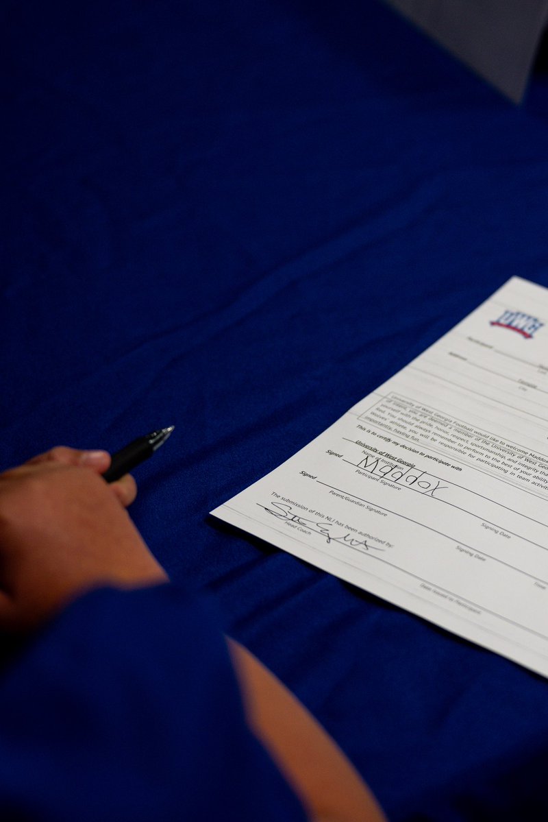 UWGFootball's tweet image. Signed, sealed, delivered - Maddox is officially a Wolf‼️

#BuiltForMore