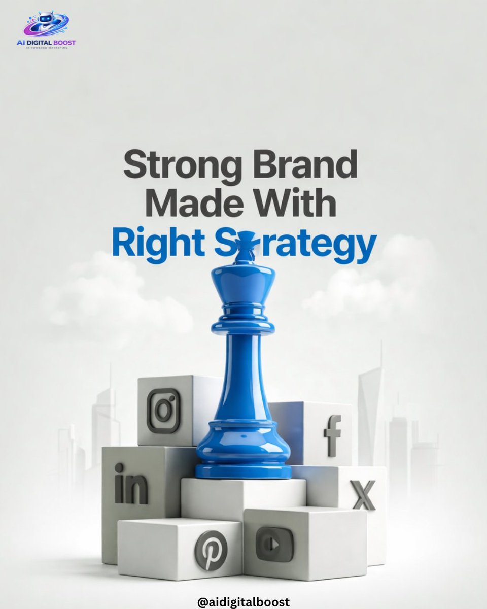 aidigitalboost's tweet photo. A strong brand isn’t built by luck, it’s built by strategy.
Many small businesses post every day but still struggle to grow.
Follow @aidigitalboost for practical marketing insights that help your business grow.
#BrandStrategy #SmallBusinessGrowth #DigitalMarketingTips https://t.co/COeqwKlnV3
