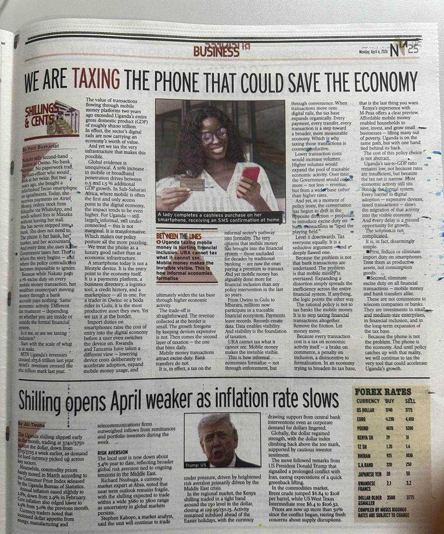 theslayking's tweet photo. We are building a digital economy but taxing the very tools that enable it. Smartphones and mobile money are not luxuries, they are entry points to financial inclusion and growth. Taxing them slows progress for millions.
#DigitalInclusionUG https://t.co/dnY8keW3PR