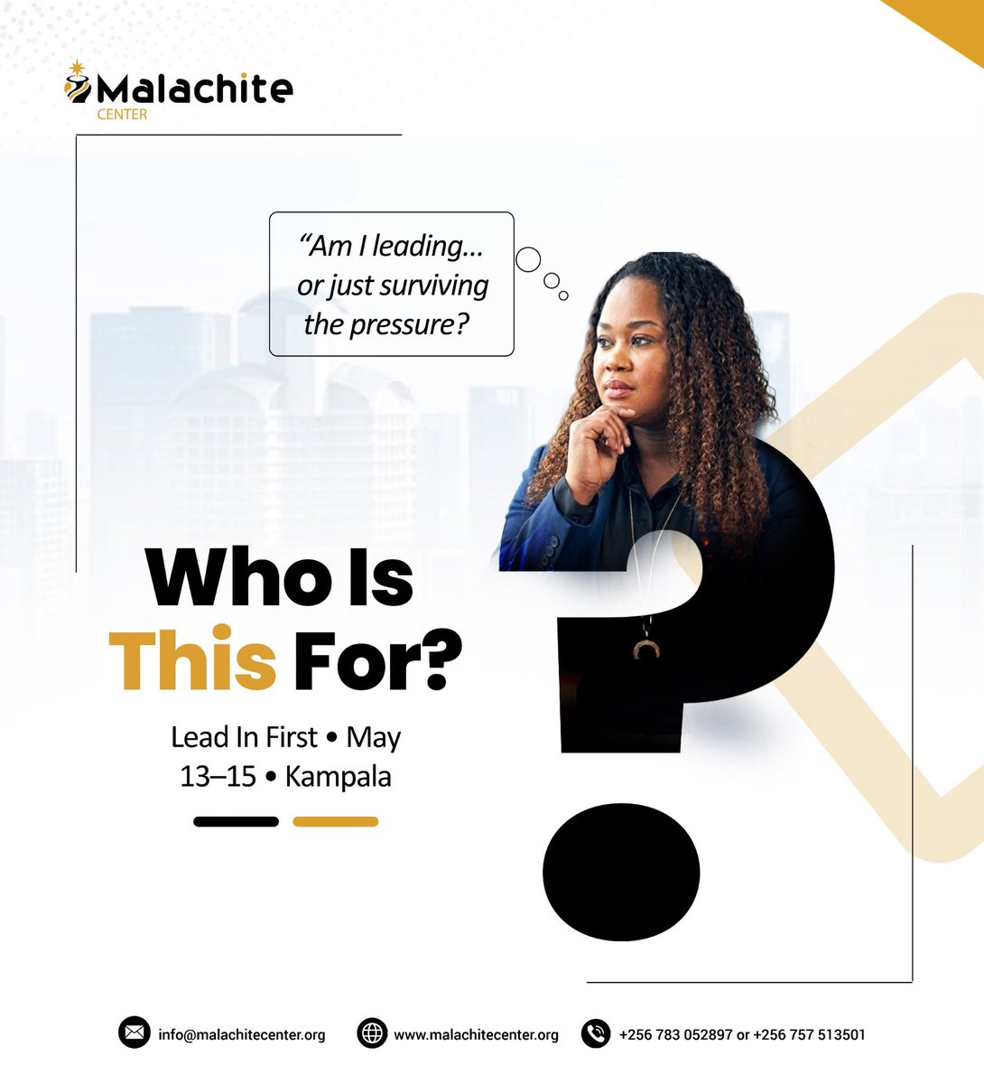 MalachiteCenter's tweet photo. If you've ever thought any of these thoughts,.. 
Lead In First was designed for you:
 * My team is burning out and I don't know how to help
 * I get so reactive under pressure and I hate it
 * I keep delivering on KPIs but my team is falling apart https://t.co/rSZ3NtbNTW