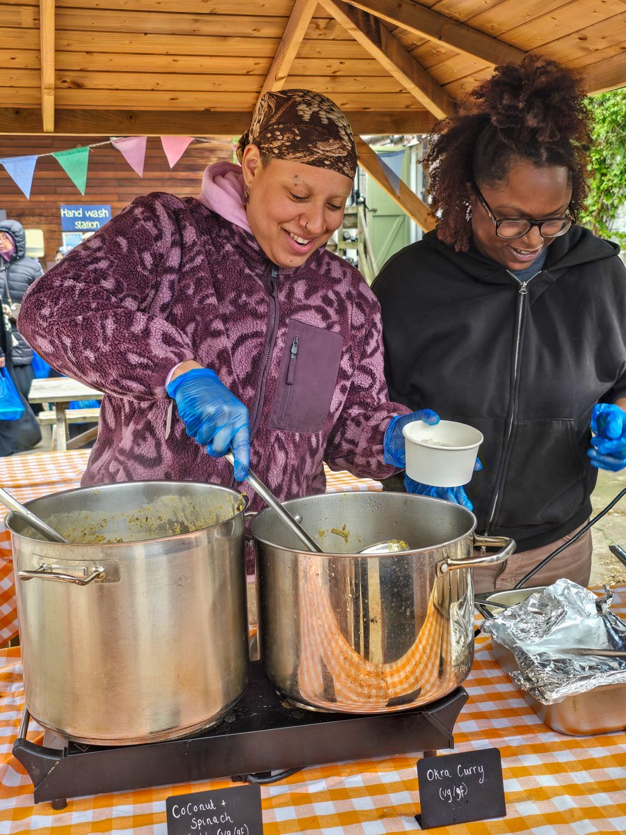 StepneyCityFarm's tweet photo. Some photos from a recent community event at the Farm!

Big thanks to our community groups who came along for our Eid al-Fitr lunch on 25 March. We enjoyed sharing some delicious curries from the cafe, and despite cold, over 100 people came out to join the celebrations. https://t.co/bwetCBG78c
