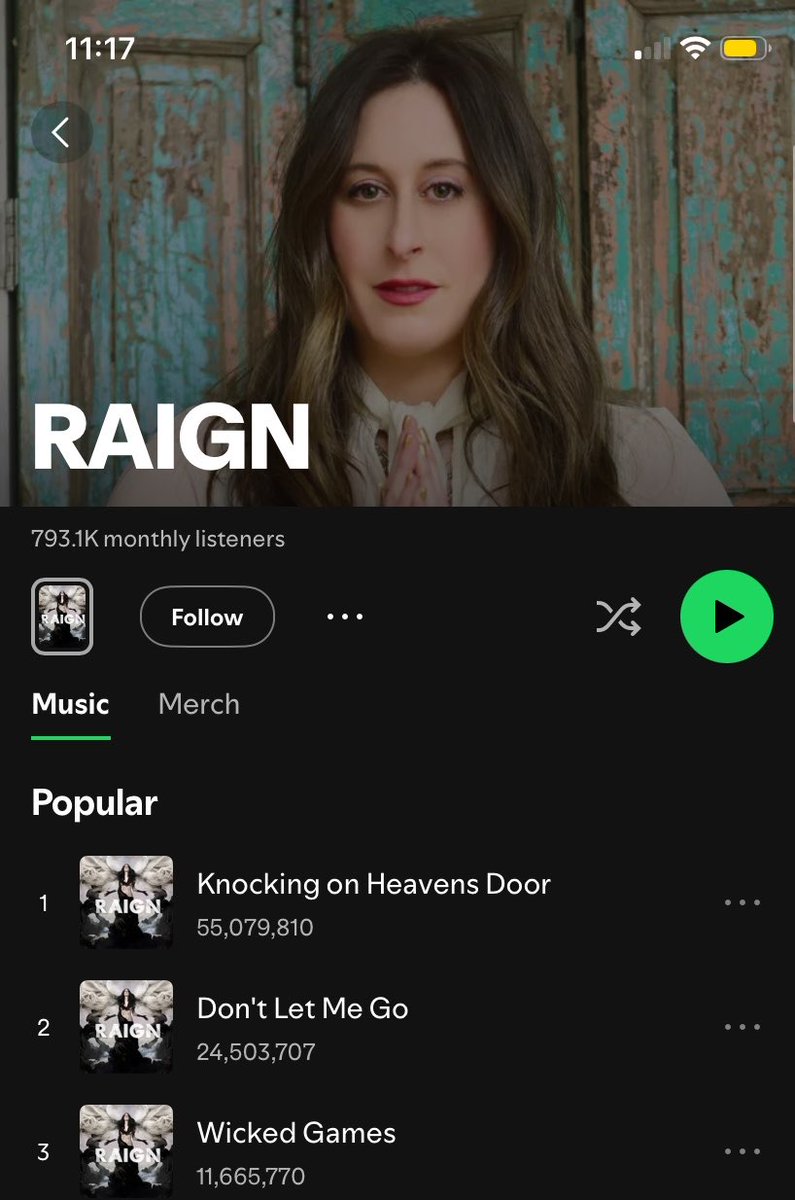 serverver1's tweet photo. The way RAIGNS biggest hit is stream mogging most of Cheryl’s number 1 singles. Oh flopryl I can see why she was scared of Ar RAIGN https://t.co/Y13M1voCZI