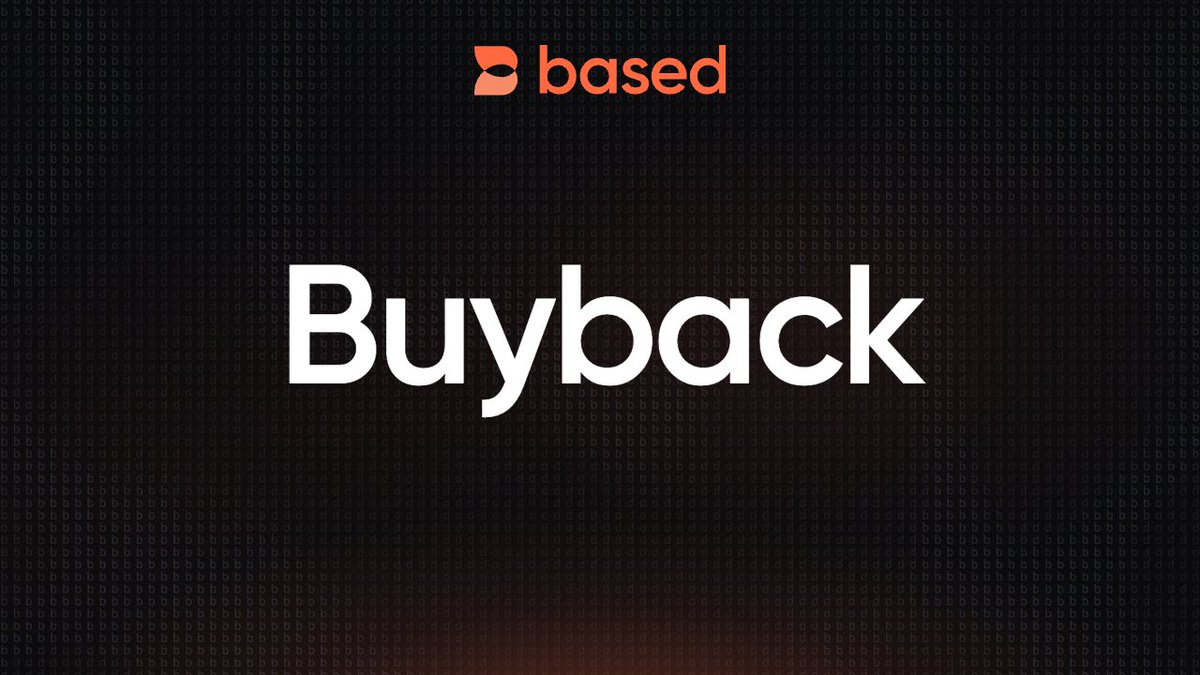 BasedOneX's tweet image. Based has made its first purchase of 10.4M $BASED tokens. This represents ~4% of circulating supply.