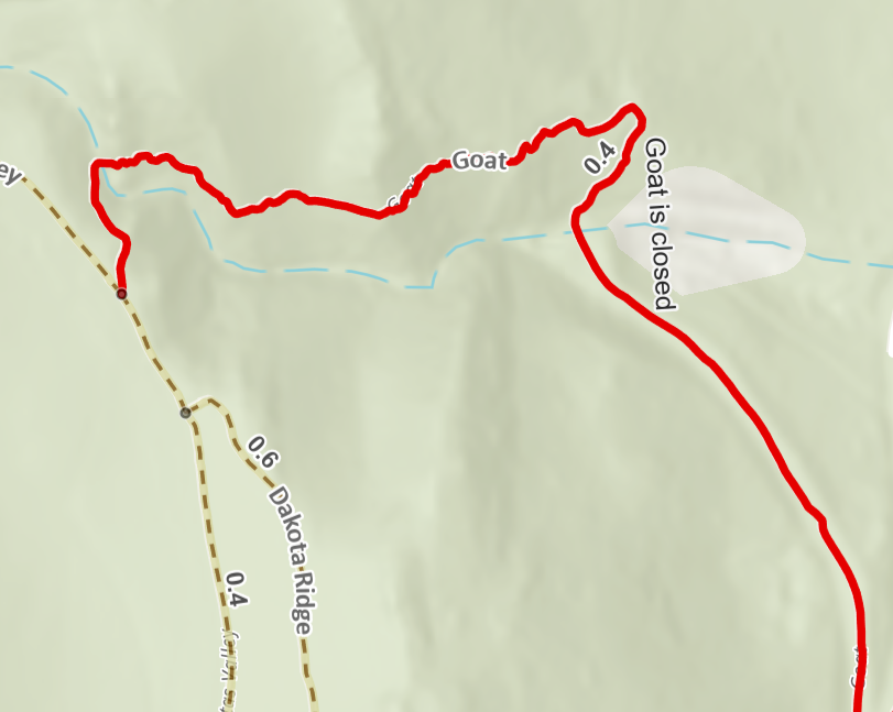 boulderosmp's tweet photo. The Goat Trail is currently closed. Fire crews have stopped the forward progress of the Goat Trail Fire. 

We ask community members to give fire crews space to continue fighting this fire. For updated emergency notifications visit https://t.co/a27D5HFlTc. https://t.co/0ZhXZ28CPO