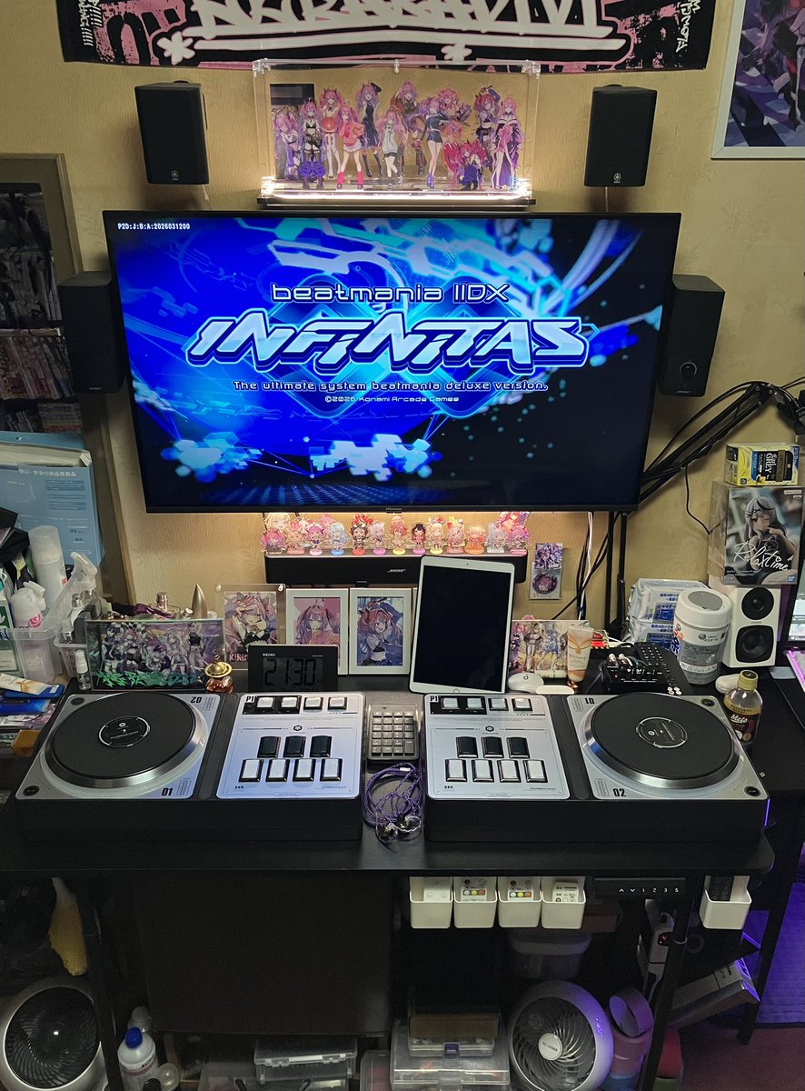 PIANIST7th's tweet photo. 【固定用ツイ】
beatmania IIDXのライバル募集してます
1P側SP七段 DP六段
ゲーセン遠いのでINFがメイン
いい感じのおウチ弐寺立ち環境アリ

INFINITAS
DJ NAME：P1A2ST
エリア：広島県
INFINITAS ID：C-1439-9453-7382

アーケードSparkle Shower
DJ NAME：P1A2ST
エリア：広島県
IIDX ID：2272-2002 https://t.co/XTyNcyZTlX