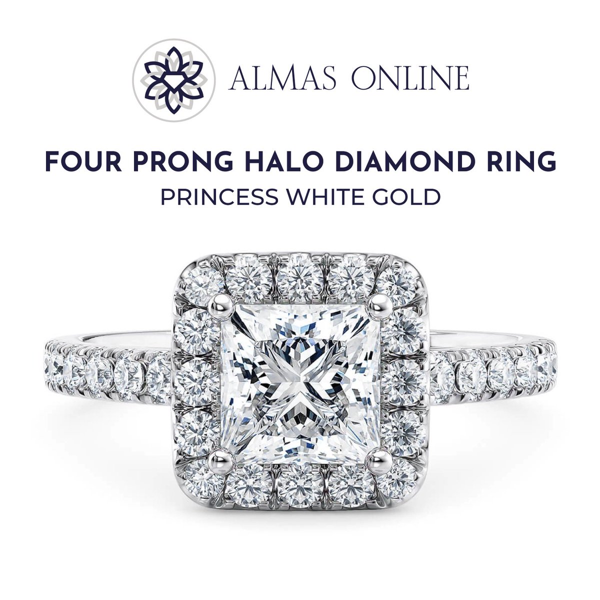AlmasOnline's tweet image. 💎 Princess-Shaped Halo Diamond Ring in White Gold 💎
Ph: +971 4 554 6028 Website: almas-online.com
#PrincessDiamond #HaloRing #WhiteGold #ModernDesign #AlmasOnline #BrilliantSparkle #EngagementRing