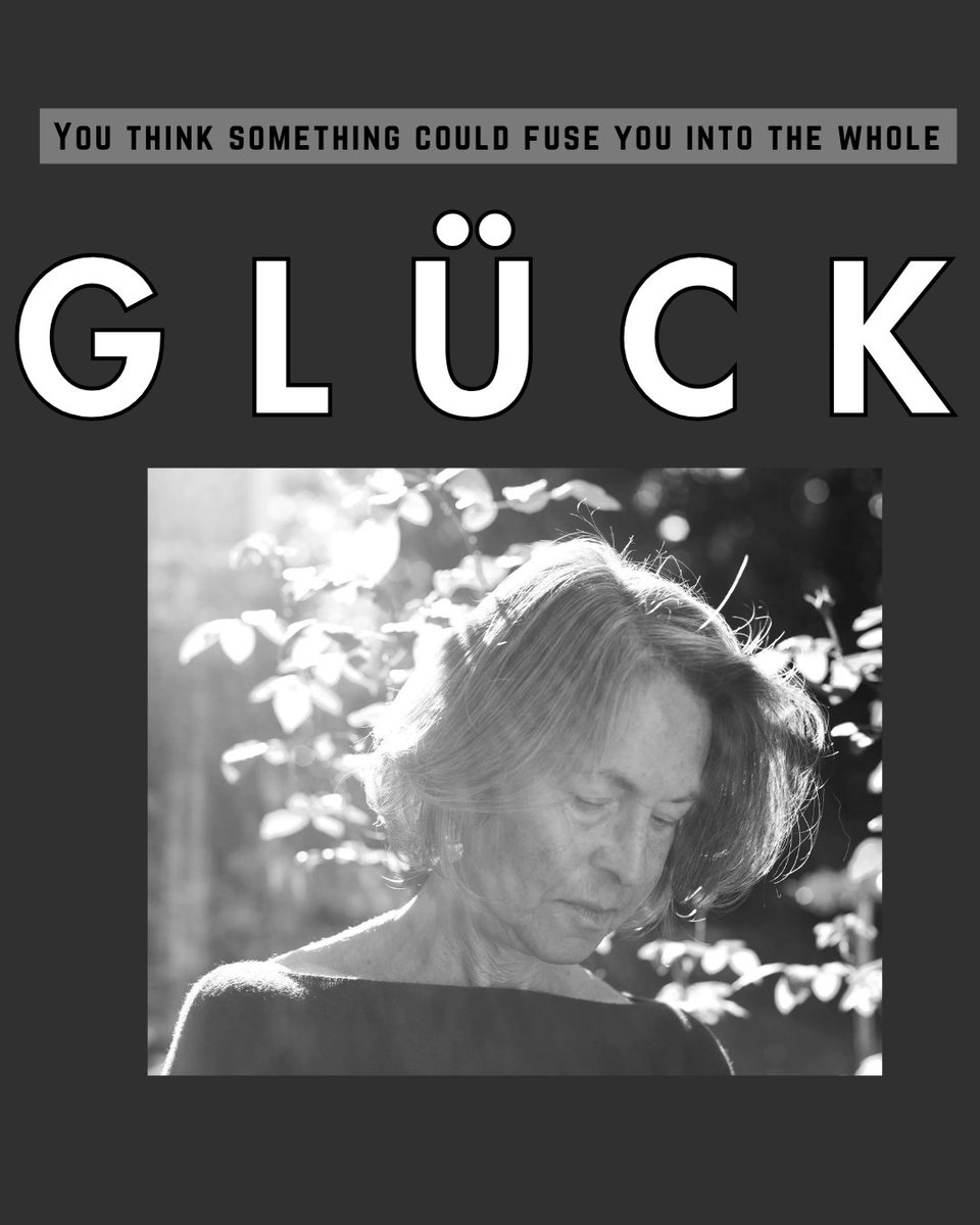 biancastone's tweet image. Part 2: Louise Glück 
4/14👁️
VT Poet Laureate 1994-1998

"So you came down to me:
at my feet, not the wax 
leaves of the wild blueberry, but your fiery self, a whole 
pasture fire, and beyond, the red Sun,
neither falling nor rising--"

#nationalpoetrymonth #louiseglück #vermont