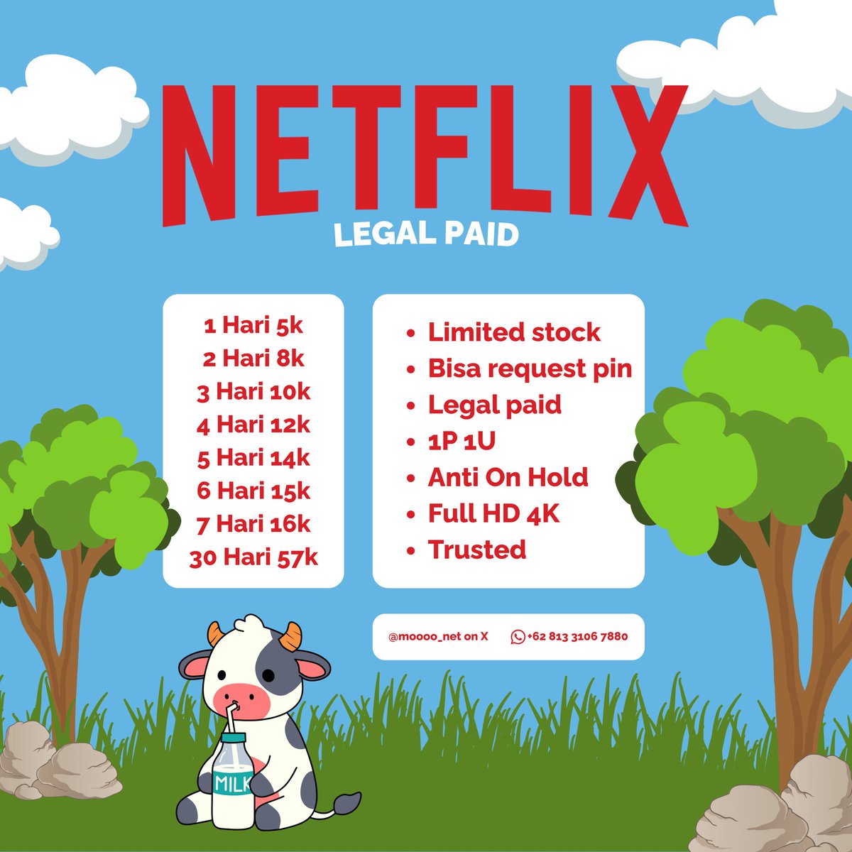 Moo Net/JualanNetflix tweet media