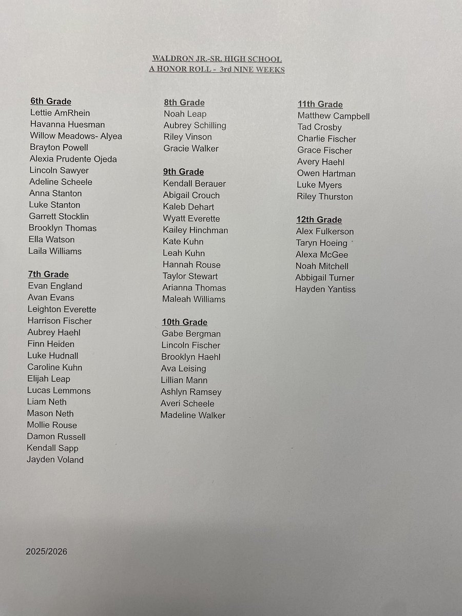 Waldron Jr.-Sr. High School tweet media