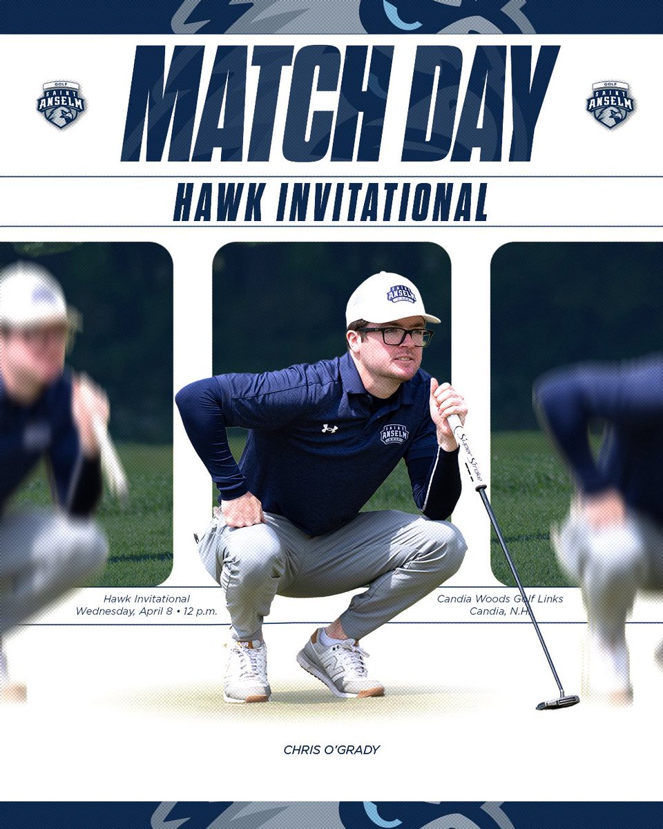 STAHawksGolf's tweet photo. Back at our home course 🏡

🆚 Franklin Pierce, Assumption, Bentley, Felician
⛳️ Candia Woods Golf Links
⏰ 12PM

#HawksSoarHigher | #NE10EMBRACE https://t.co/QfgTAt8J3j