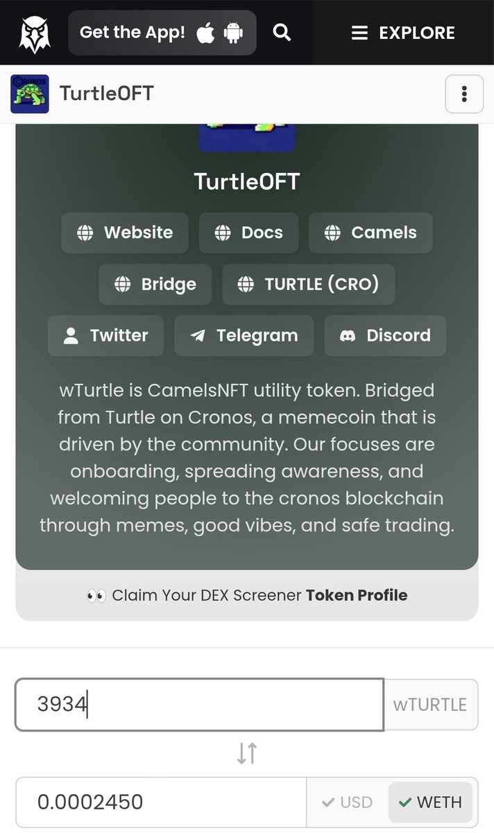Cryptodaave's tweet image. #CamelsFam exposure with $wTURTLE and #CronosChain is growing! 🐫🐢😎

15,356 offers on Camels and Camels 3D that will always continue to grow! 📈🔐 

$ETH #multichain