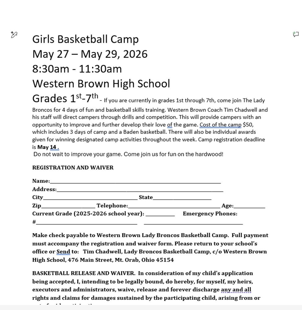 WBHS Girl’s bball tweet media