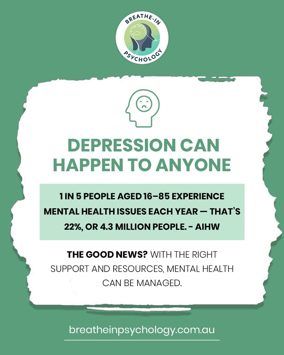 breatheinpsy's tweet image. More people struggle than you think—but the right support can truly change things. 💙

If you or someone you care about may be struggling, learn more via the link in our bio!
.
.
.
.
.
#mentalhealth #wellbeing #selfdiscovery#selfimprovement #mindset #anxiety #breatheinpsychology