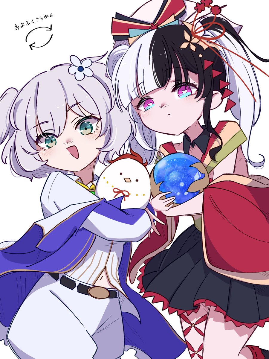 tonomae_Q's tweet photo. ほーちゃん＆シイム。
#シャドバ #シャドバWB https://t.co/xpFMn2ZTlG