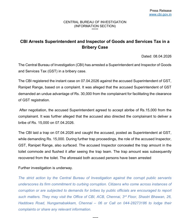 Central Bureau of Investigation (India) tweet media