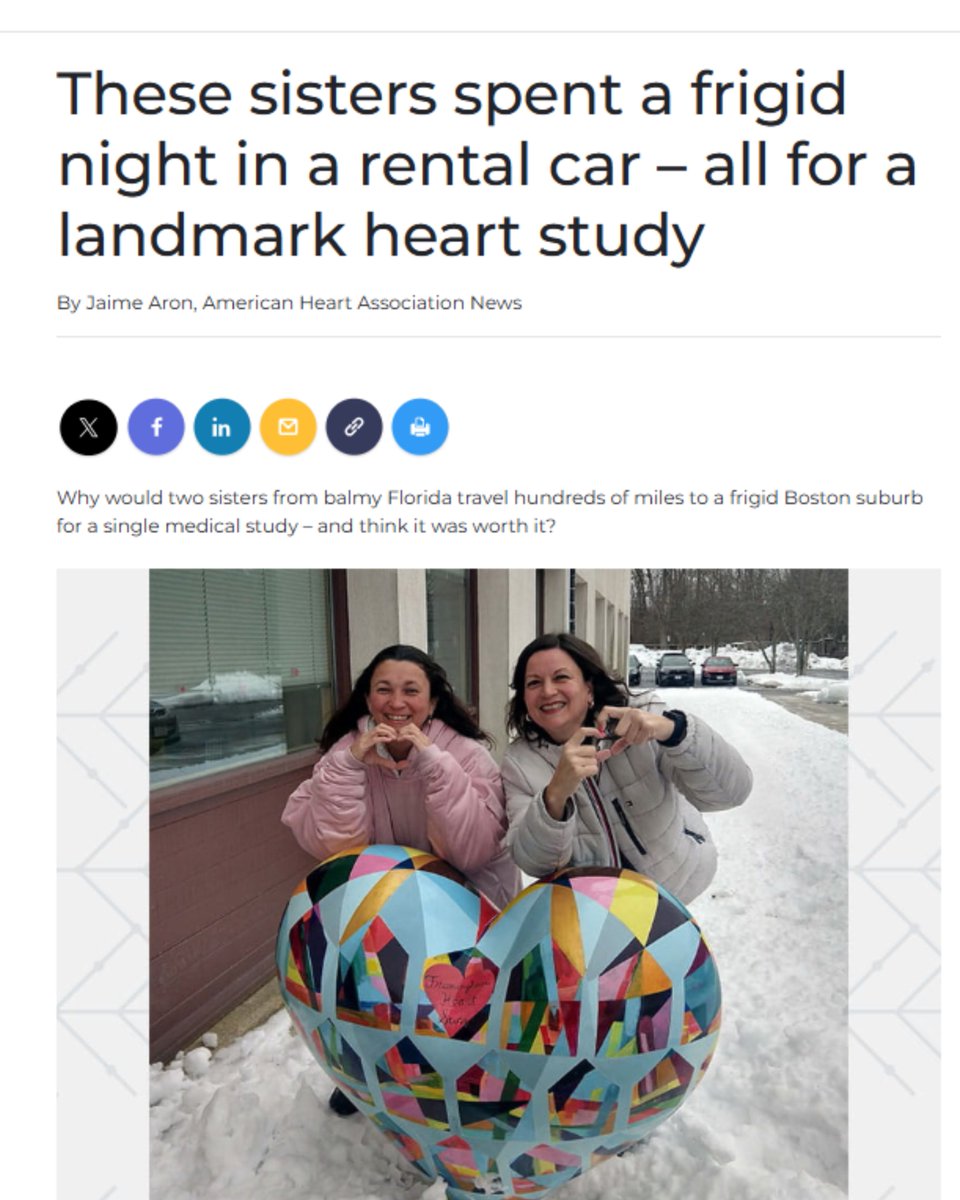 Framingham Heart Study tweet media