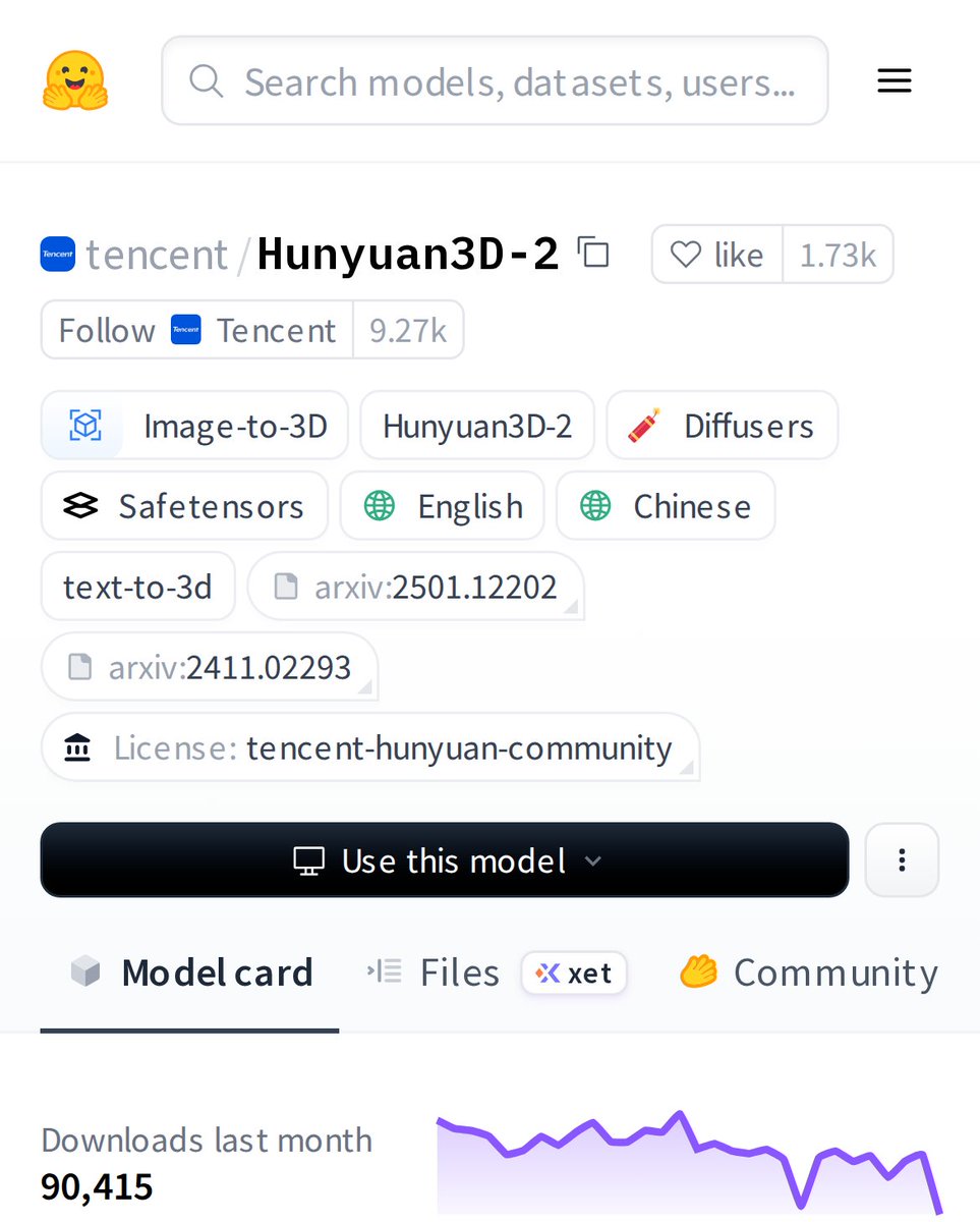 Hugging Models tweet media