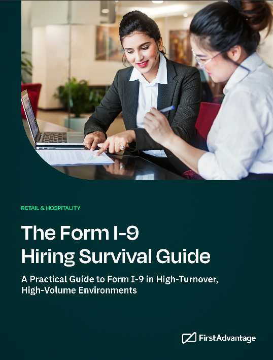 firstadvantage's tweet image. Even during seasonal spikes, it's possible to standardize hiring across locations, reduce rework, and keep new hires moving.

Check out our guide to Form I-9 for faster, smarter hiring: hubs.ly/Q049XjPk0.

#RetailIndustry